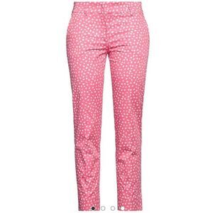 Piazza Sempione Casual Cotton Blend Pant in Pink & White NWT Size 48/12